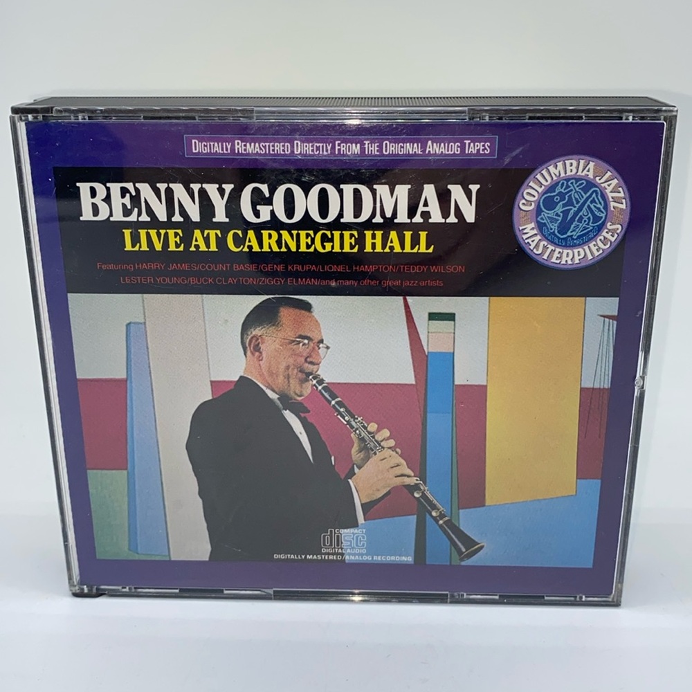Benny Goodman - Live at Carnegie Hall (CD, 2- Disc, Columbia Records)